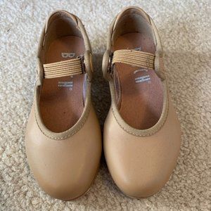 EUC Brown toddler tap shoes